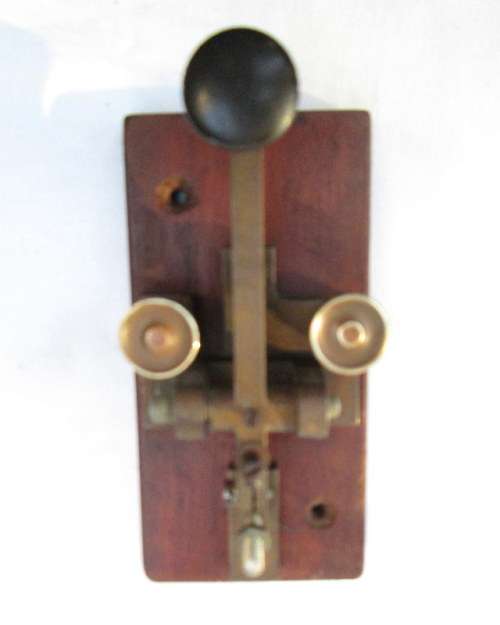 Antique Victorian Walters Electrical Morse Code Transmitter/Receiver from Blisful