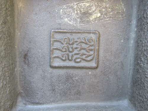 Vintage - Solid Cast Iron Chinese Vase - Signed from Blisful