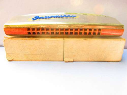 Rare German Vintage Jos Fischer Intermezzo Harmonica with 32 Holes from Blisful