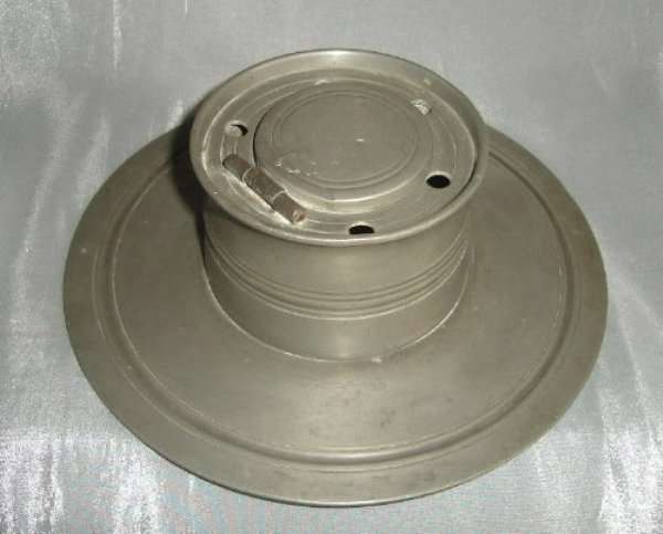 1800's PEWTER INK WELL from BLISFUL