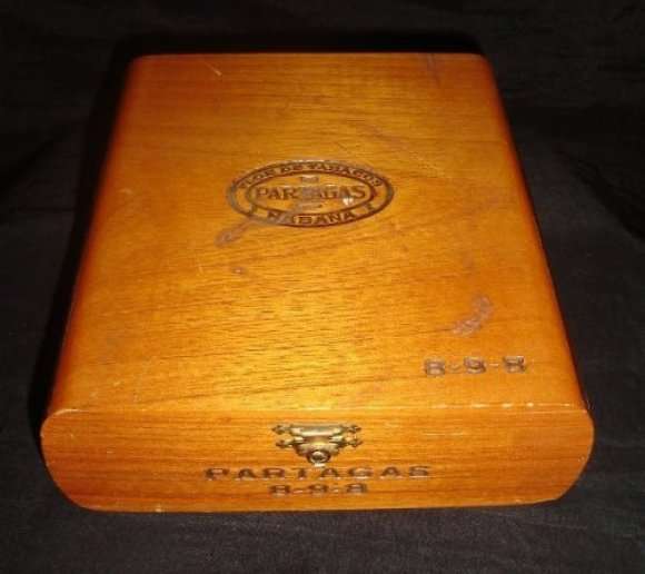 CUBAN - PARTAGAS HABANA 8-9-8 WOODEN CIGAR BOX from BLISFUL