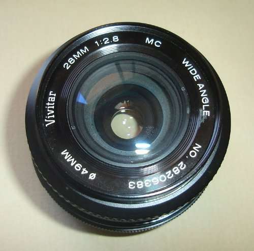 VIVITAR WIDE ANGLE 28mm 1: 2.8 MC LENS from BLISFUL