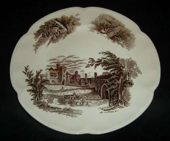JOHNSON BROS " HADDON HALL " FISH PLATE from BLISFUL