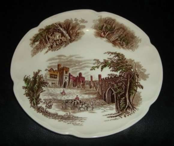 JOHNSON BROS " HADDON HALL " SALAD BOWL from BLISFUL