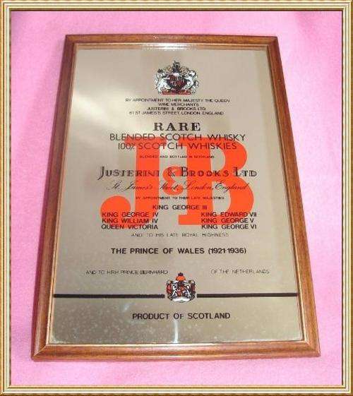 PUB MIRRROR - J & B RARE SCOTCH WHISKY  from BLISFU;L