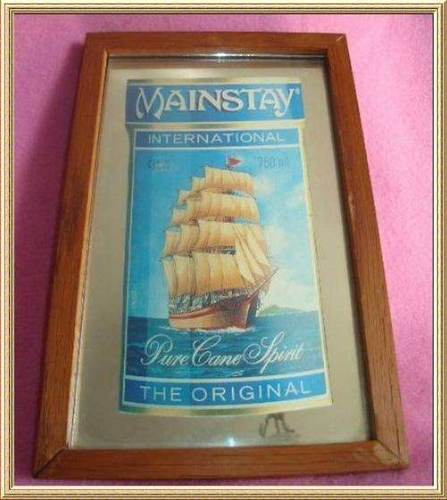 PUB MIRROR - MAINSTAY ORIGINAL PURE CANE SPIRIT  from BLISFU;L