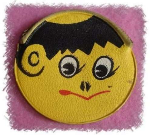 1950's VINTAGE CARTOON CHARACTER PURSE from BLISFUL
