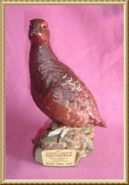 BOXED ROYAL DOULTON SCOTCH WHISKY DECANTER " The FAMOUS GROUSE " from BLISFUL