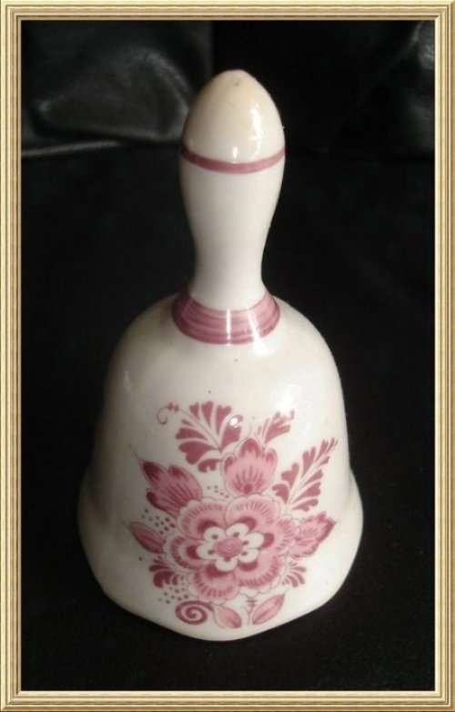 OUDE MOLEN FABRIEK B.V. DELFT PINK FLORAL BELL from BLISFUL