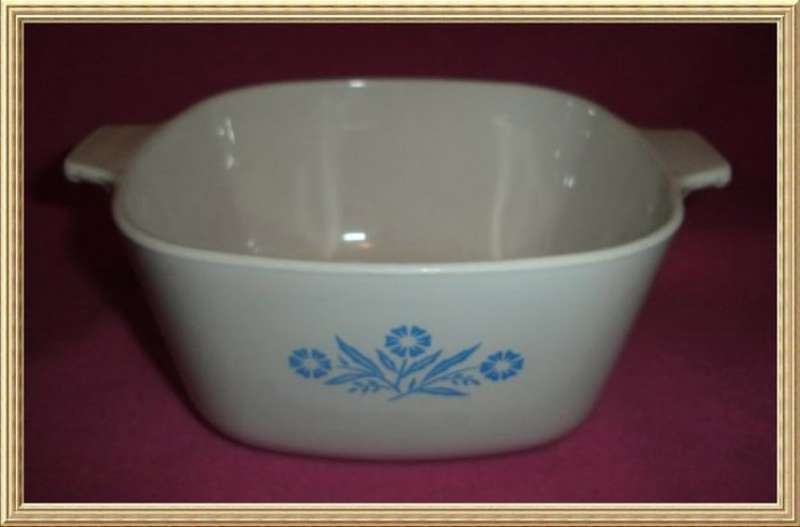 USA - CORNINGWARE " CORNFLOWER BLUE " CASSEROLE from BLISFUL