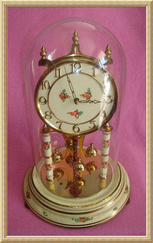 GERMAN BLACK FOREST KUNDO 400 day CRYSTAL DOME CLOCK from BLISFUL