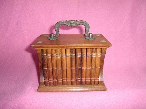 Vintage Corked Wooden Bookcase of Coasters ( 12 ) from Blisful