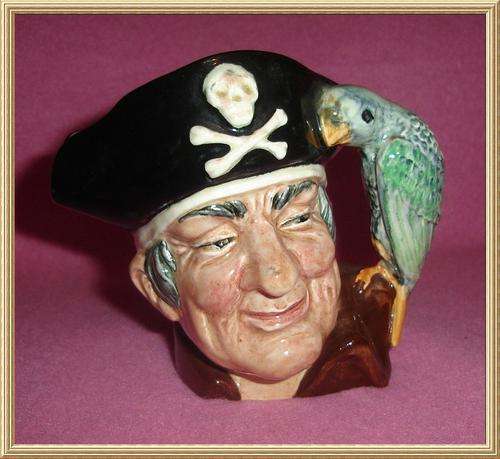 c1951 Royal Doulton Character Jug Long John Silver D6386 small from Blisful