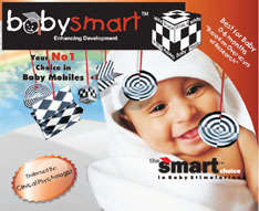 BabySmart Black and White Mobile