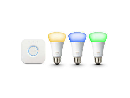 Philips Hue White and Colour Ambiance Wireless Lighting E27 Starter Kit (Takealot sells at R4,950)