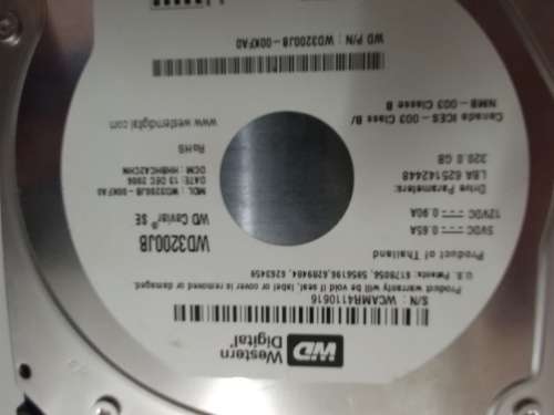320GB Western Digital Hard-Drive