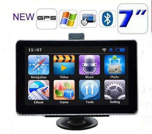 7 inch GPS +Free 2GB TF Card+FM transmitte+preloaded SA 2010 map