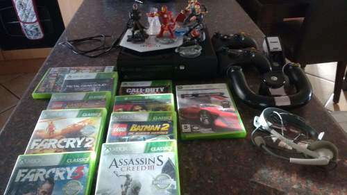 XBox 360 Console+accessories &Games