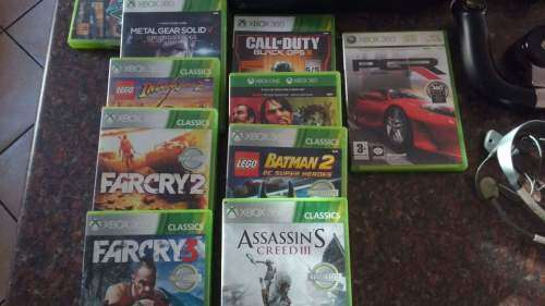 XBox 360 Console+accessories &Games