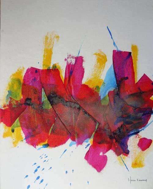 Hilton Edwards Abstract Art Painting