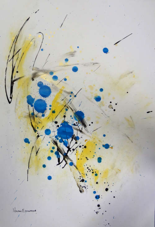 Hilton Edwards Abstract Art Painting