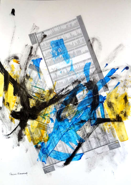 Hilton Edwards Abstract Art Painting