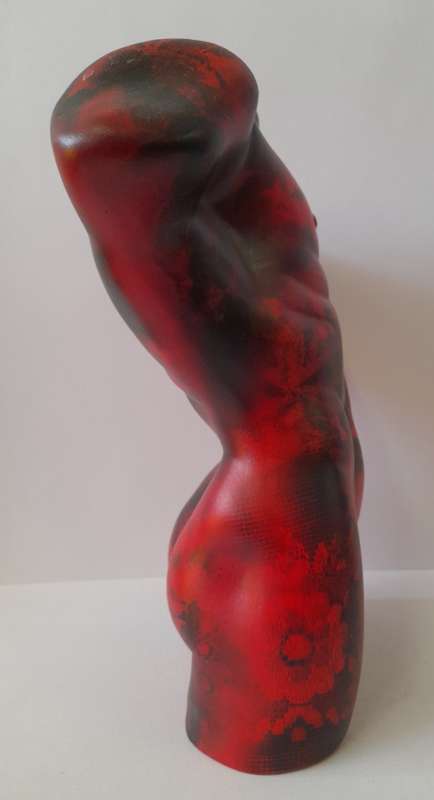 Hilton Edwards Abstract Art ceramic male torso GALLERY RETAIL R2 250