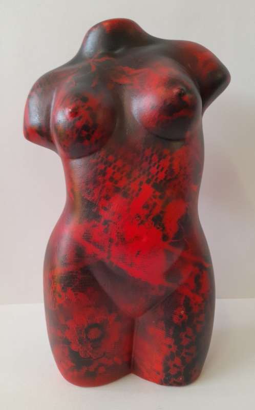 Hilton Edwards Abstract Art -ceramic female torso GALLERY RETAIL R2 250