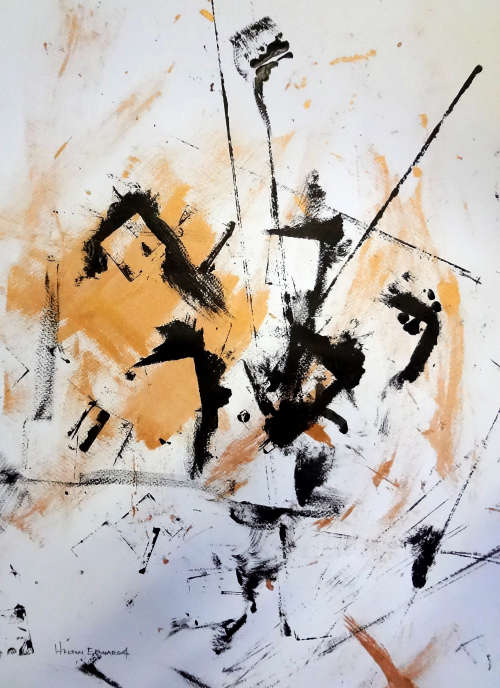 Hilton Edwards Abstract Art Painting