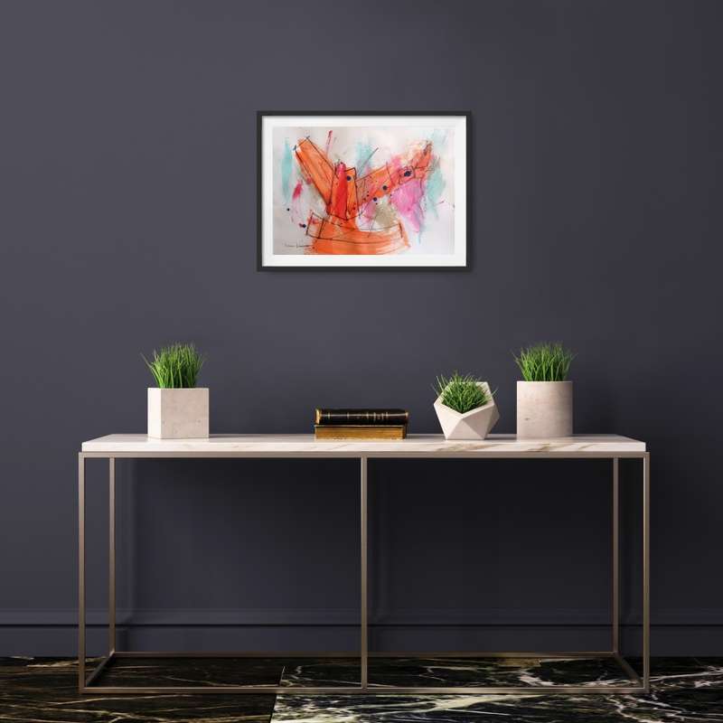 Hilton Edwards Abstract Art Painting - Gallery Retail R4 000