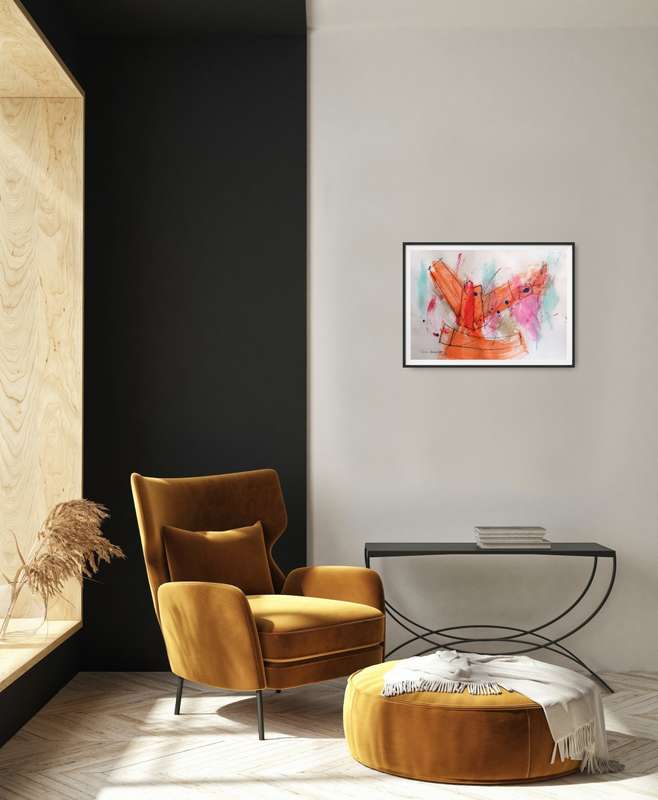 Hilton Edwards Abstract Art Painting - Gallery Retail R4 000