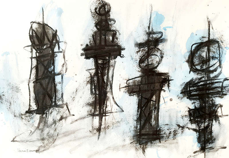 Hilton Edwards Abstract Art Painting