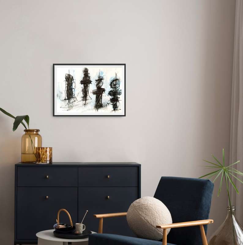 Hilton Edwards Abstract Art Painting