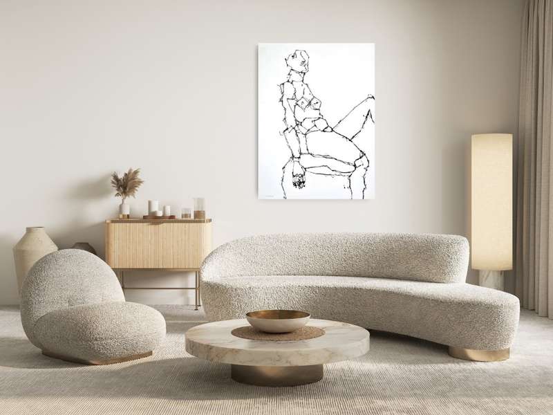 Hilton Edwards Abstract Art Painting