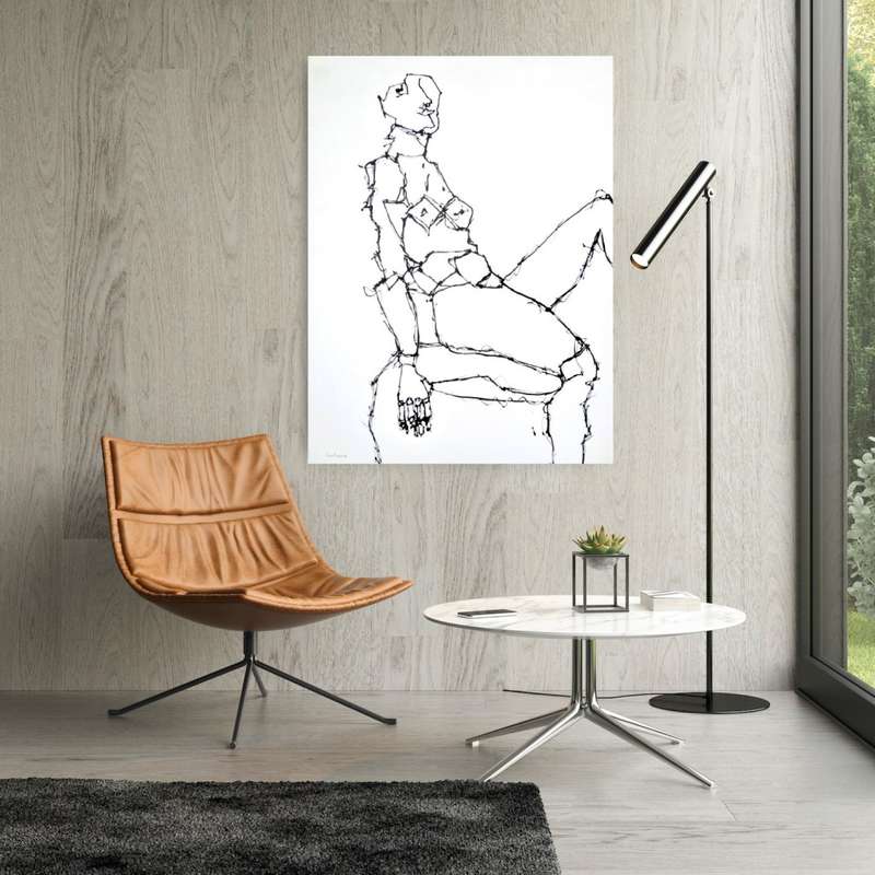 Hilton Edwards Abstract Art Painting