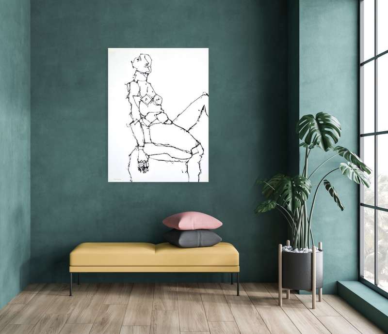 Hilton Edwards Abstract Art Painting
