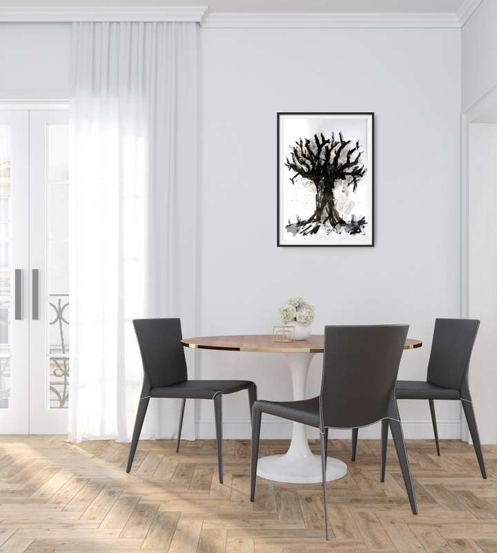 Hilton Edwards Abstract Art Painting tree series