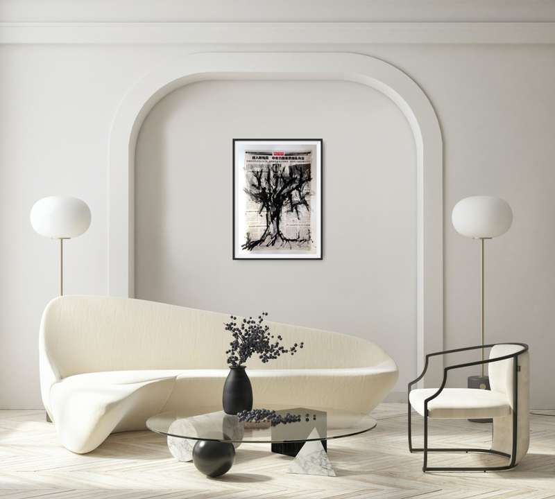 Hilton Edwards Abstract Art Painting  tree series