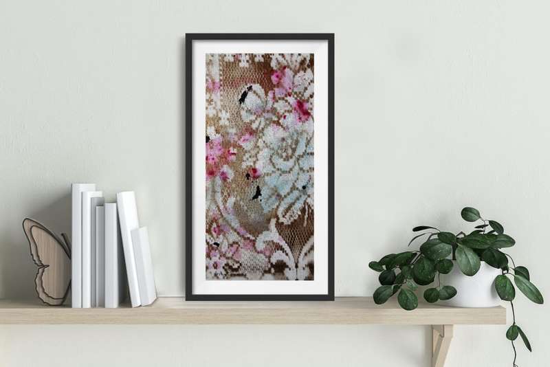 Hilton Edwards Abstract Art Painting - dentelle series