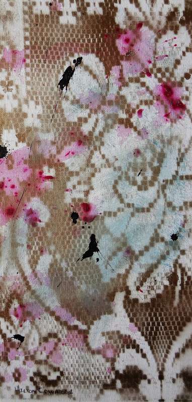 Hilton Edwards Abstract Art Painting - dentelle series