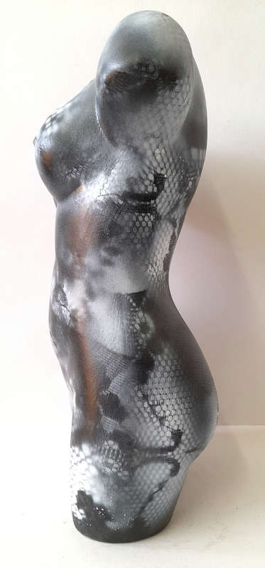 Hilton Edwards Abstract Art - ceramic female torso