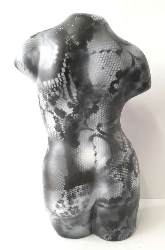 Hilton Edwards Abstract Art - ceramic female torso
