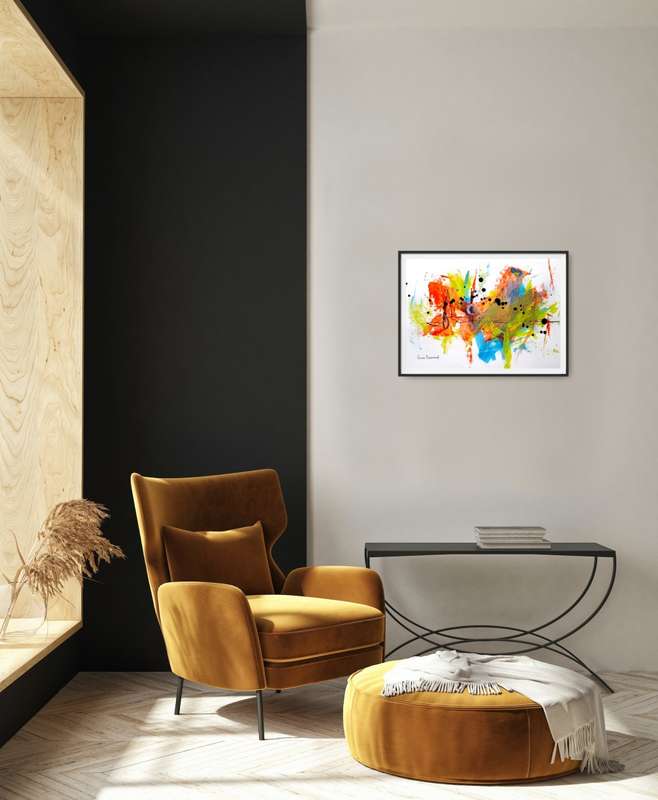 Hilton Edwards Abstract Art Painting