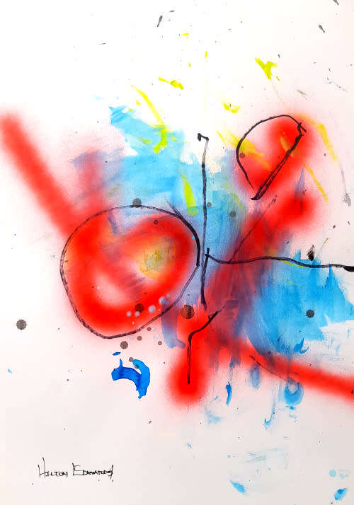 Hilton Edwards Abstract Art Painting