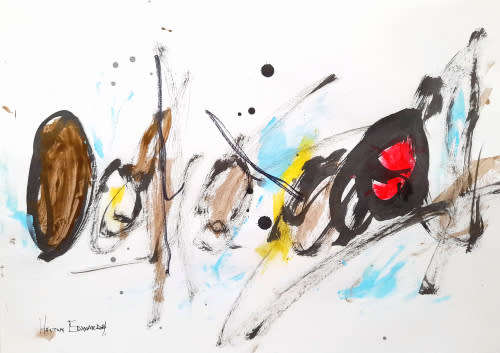 Hilton Edwards Abstract Art Painting