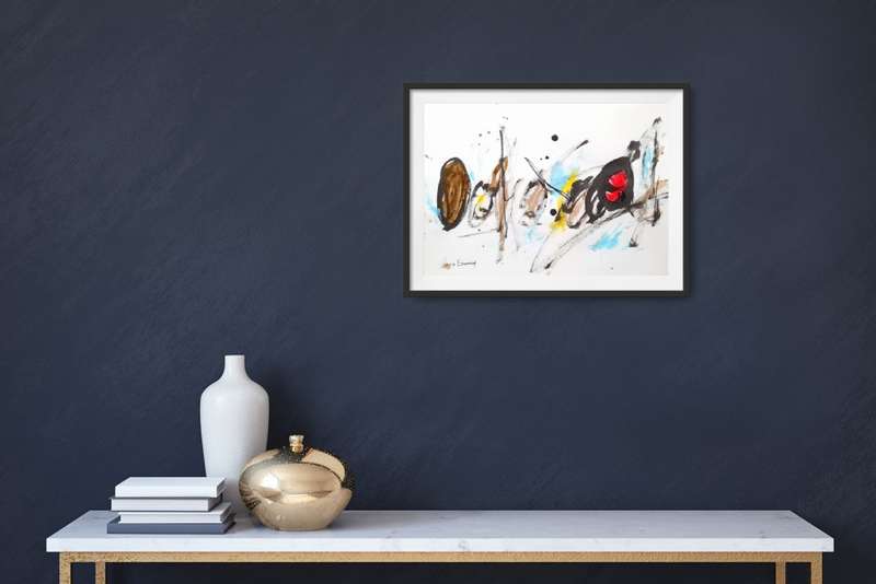 Hilton Edwards Abstract Art Painting