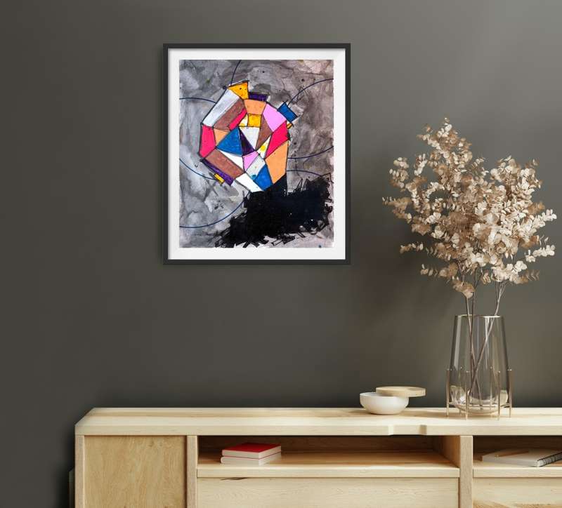 Hilton Edwards Abstract Art Painting - Portrait Series