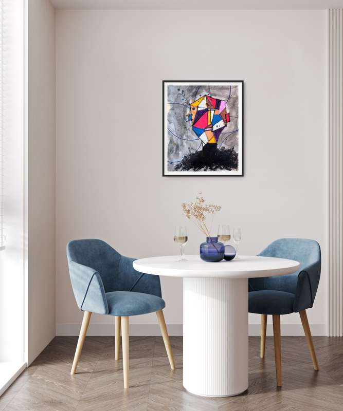 Hilton Edwards Abstract Art Painting - Portrait Series