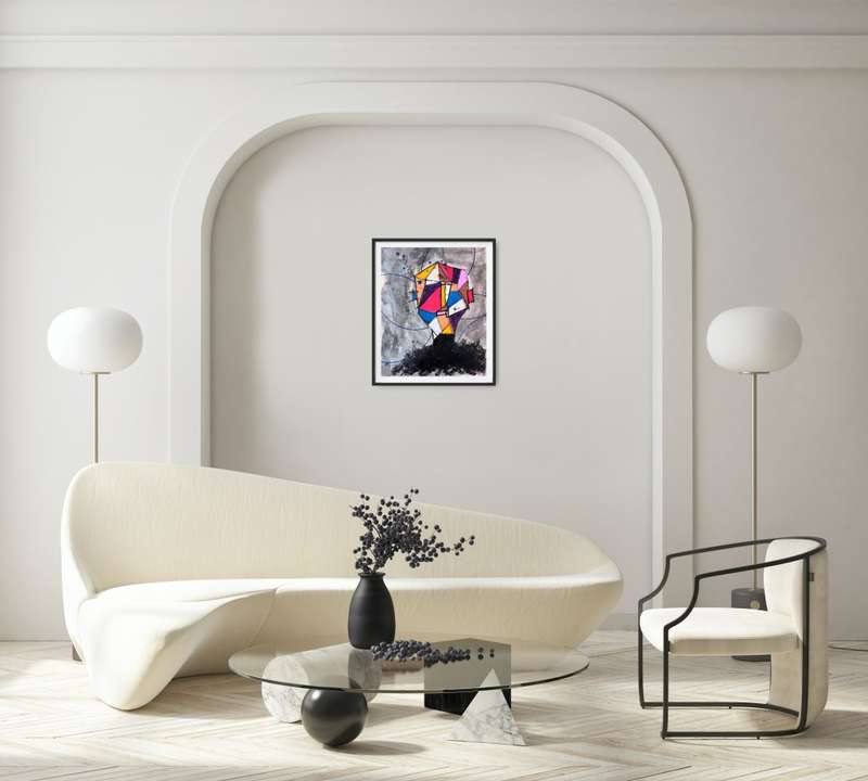 Hilton Edwards Abstract Art Painting - Portrait Series