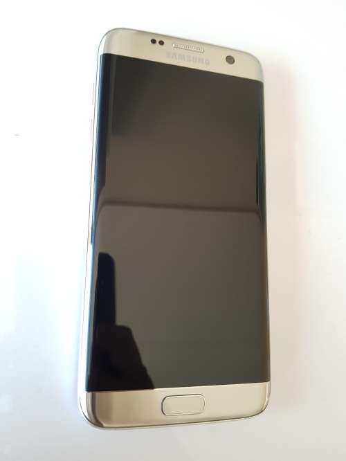 Samsung Galaxy S7 Edge 32GB Silver - Custom Leather back